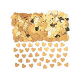 Gold Heart Confetti -14g