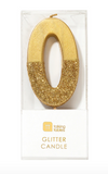Gold Glitter Candle – 0