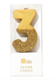 Gold Glitter Candle – 3