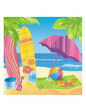 Beach Ball Beverage Napkins (24.7cm by 24.7cm)-16pcs