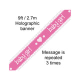 It’s A Girl Foil Banner-9ft