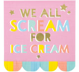 Ice Cream Pastel Lunch Napkins -16pcs