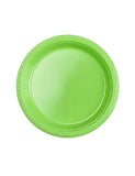 Light Green Plastic Cake Plates 7in-20Pcs