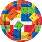 Lego 7″ Cake Plates -8pcs