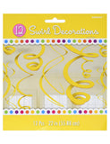 Swirl Decorations -12pcs