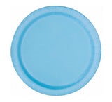 Light Blue 9″ Paper Plates -16pcs