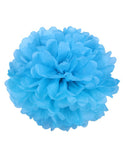 Blue Fluffy Flower -14″