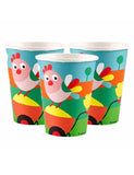 Barnyard Paper Cups -8pcs