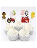 Barnyard Cupcake picks Assorted Design -24pcs