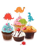 Dinosaur Cupcake Pics of assorted designs-24pcs