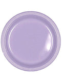 Light Purple Plastic Cake Plates 7in-20Pcs