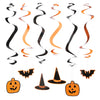 Halloween Assorted Hanging Swirls - 24 Pieces
