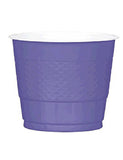 Dark Purple Plastic Cups 9oz-20Pcs