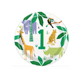 Animal Safari 1st Birthday 9″ Plates -8pcs