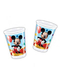 Mickey Mouse Plastic Cups-8 pcs