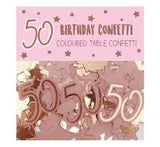 50 Birthday Girl Paper & Foil Confetti