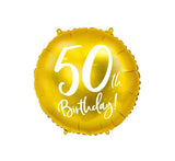 50th Birthday Foil Balloon -18"