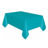 Teal Plastic Tablecover – Size 54″ by 108″