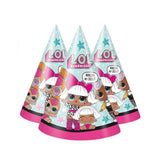 LOL Surprise Party Hats -8pcs