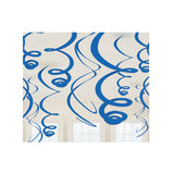 Dark BLue Swirl decoration