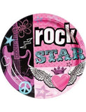 Rockstar Neon Dinner Plates (8/pkt)