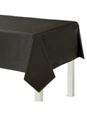 Black Plastic Rectangle Tablecover -54″by 108″