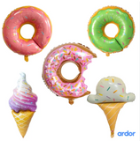 Donut and Cone Foil Balloon Set