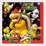 Super Mario Lunch Napkin -16pcs