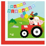 Barnyard Lunch Napkins -20pcs