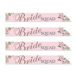 Bride Squad Paper Sashes -4pcs
