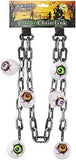 Halloween Eye Balls on Chain's Scary Party Garden & Costume Decorations
