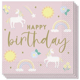 Unicorn Lunch Napkins-16 pcs
