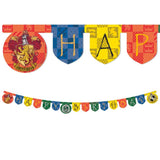 Harry Potter Hogwarts houses "Happy Birthday" Banner