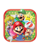 Super Mario Dessert Plates -7", 8 pcs