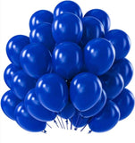 Dark blue latex balloons -15pcs