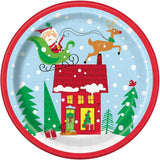 Christmas 9″ Plates -8pcs