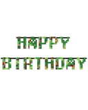 Minecraft Birthday Banner -5.5 ft